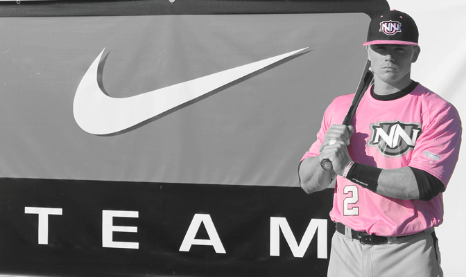 NNU catcher Jamie Mitchell and his teammates will celebrate Cancer Awareness Day Saturday.
